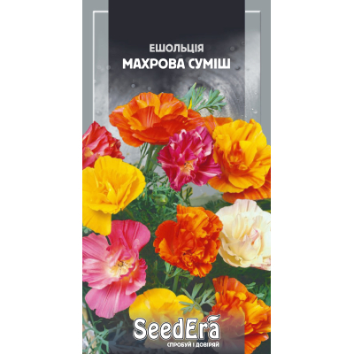 Семена - Эшшольция Калифорнийская махровая, смесь, 3 г