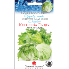 Насіння - Салат Королева льоду, 500 шт.