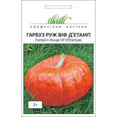 Насіння - Гарбуз Руж Віф Детамп, Tezier (Франція), 2 г. Насіння - Гарбуз Руж Віф Детамп, Tezier (Франція), 2 г.