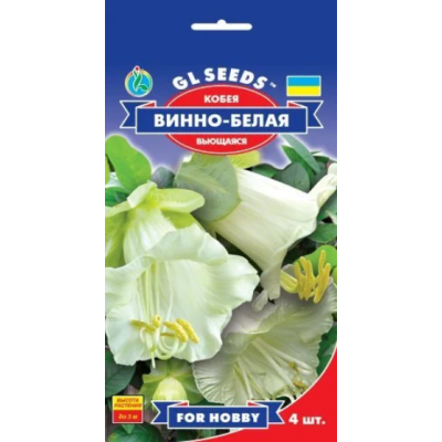 Семена - Кобея Винно-белая, вьющаяся, 4 шт.
