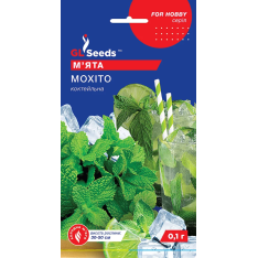 Насіння - М'ята Мохіто, коктейльна, 0,1 г. Насіння - М'ята Мохіто, коктейльна, 0,1 г.