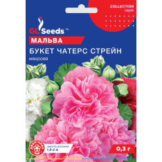 Насіння - Мальва Букет Чатерc Стрейн, махрова // 0,3 г. Насіння - Мальва Букет Чатерc Стрейн, махрова // 0,3 г.