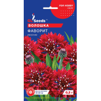 Семена - Василек Фаворит красный, 0,5 г.
