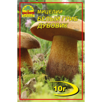 Мицелий (зерновой) - Белый гриб Дубовик, 10 г.