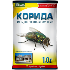 Засіб - Корида для боротьби з мухами, 10 г. Засіб - Корида для боротьби з мухами, 10 г.