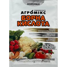 Стимулятор зростання - Борна кислота, 20 г. Стимулятор зростання - Борна кислота, 20 г.