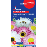 Насіння - Акроклінум Діамантова троянда, 0,2 г.
