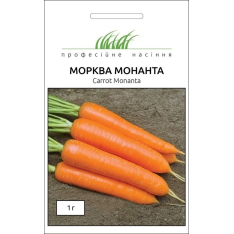Насіння - Морква Монанта, Rijk Zvaan (Нідерланди), 1 г. Насіння - Морква Монанта, Rijk Zvaan (Нідерланди), 1 г.