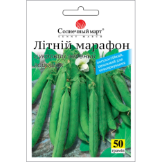 Насіння - Економ пак. - Горох Літній марафон, 50 г. Насіння - Економ пак. - Горох Літній марафон, 50 г.