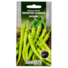 Насіння - Перець гострий Пепероні Сігаретта Біонда, 5 шт. Насіння - Перець гострий Пепероні Сігаретта Біонда, 5 шт.