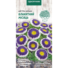 Насіння - Айстра Блакитний місяць, помпонна, 0,2 г. Насіння - Айстра Блакитний місяць, помпонна, 0,2 г.