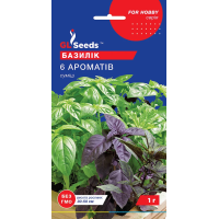 Семена - Базилик  6 ароматов, смесь, 1 г. 