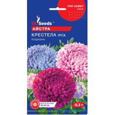 Семена - Астра Крестелла Mix, бордюрная, 0,3 г. Семена - Астра Крестелла Mix, бордюрная, 0,3 г.