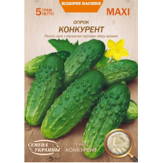 Насіння - Економ пак. - Огірок Конкурент, 5 г. Насіння - Економ пак. - Огірок Конкурент, 5 г.