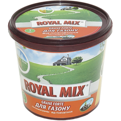 Удобрение - Royal Mix для газона от пожелтения, ведро, 1 кг.