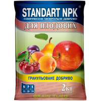 Удобрение - Standart NPK для плодовых деревьев, 2 кг. Удобрение - Standart NPK для плодовых деревьев, 2 кг.