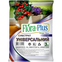 Субстрат Флора плюс Універсальний, 3 л.