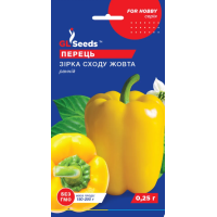 Насіння - Перець сол. Зірка сходу жовта, 0,25 г.