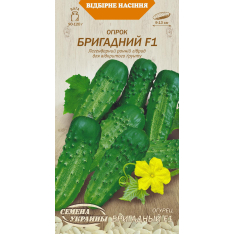 Насіння - Огірок Бригадний F1, 0,5 г. Насіння - Огірок Бригадний F1, 0,5 г.
