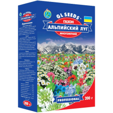 Насіння - Трава газонна Альпійський луг, 200 г. Насіння - Трава газонна Альпійський луг, 200 г.