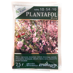 Удобрение - Plantafol 10.54.10 Цветение, бутонизация, 25 г.