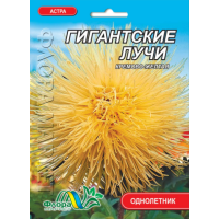 Семена - Астра Гигантские лучи, кремово-желтая // 0,3 г.