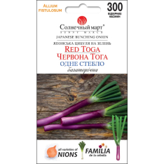 Насіння - Цибуля на перо Червона тога, 300 шт. Насіння - Цибуля на перо Червона тога, 300 шт.
