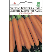 Насіння - Економ пак. - Морква Дитячі цукерки Халле, 10 г.