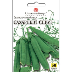 Семена - Эконом пак. - Горох Сахарный Спрут, 50 г.