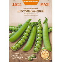 Семена - Эконом пак. - Горох Шестинедельный, 15 г. Семена - Эконом пак. - Горох Шестинедельный, 15 г.