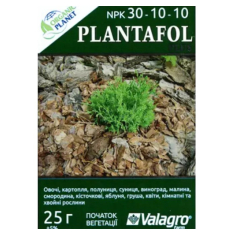 Удобрение - Plantafol Plus 30.10.10 Начало вегетации, 25 г.