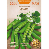 Насіння - Економ пак. - Горох Альфа, 20 г.