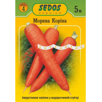 Семена на ленте - Морковь Корина, 5 метров
