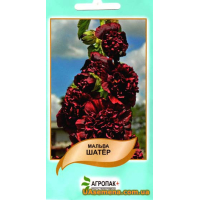 Семена - МАЛЬВА ШАТЕР ТЕМНО-БОРДОВАЯ , 0,2 г.