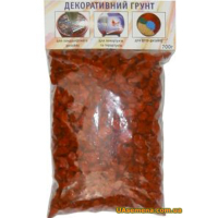 Грунт декоративный, красный, 0,7 кг